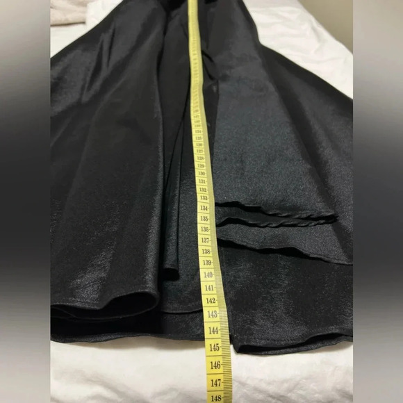 Asymmetric Slit Front Wedding Evening Party Maxi Dress Size XS - Picture 11 of 12